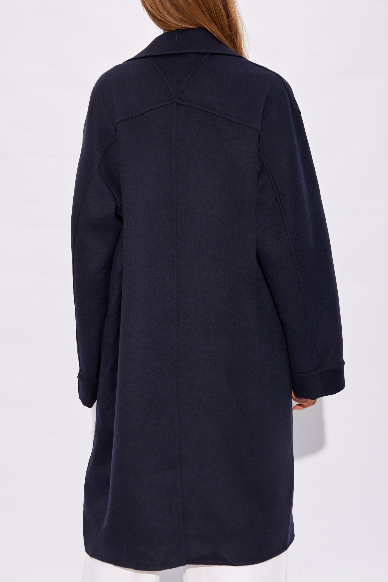Navy blue Wool coat Bottega Veneta - Vitkac AS